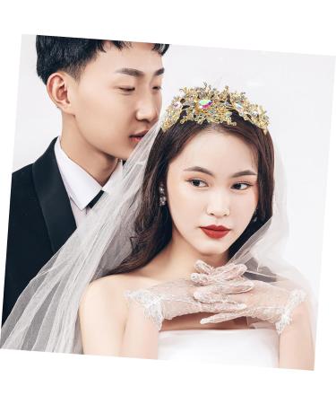 Ipetboom Decorative Rhinestone Hairpin Rhinestone Hair Comb Wedding Hair Accessories Rhinestone Hair Pin Hair Clip Tiara Hair Accessories for Girls Hair Piece Bride Modeling Zinc Alloy - Buy Online on GoSupps.com