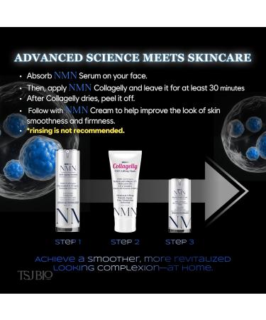 TSJ Bio NMN Intensive Renewal Cream - Luxurious Night Treatment with NMN 70,000PPM, Resveratrol & 9 Growth - Buy Online on GoSupps.com