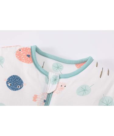 Chilsuessy Baby Sleeping Bag with Detachable Sleeves | Winter 3.5 Tog | 100% Cotton | Soft Sleep Bag for Infant Toddler | Fish Design | 100cm/2-4 Years - Buy Online on GoSupps.com