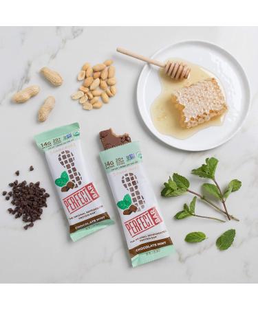 Perfect Bar Original Chocolate Mint Protein Bars - 2.3 Oz (24 Count) - Buy Online on GoSupps.com