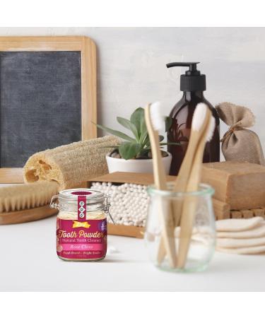 THE DIRT Tooth Powder | Natural Fluoride-Free Vegan Toothpaste Alternative with Essential Oils & Bentonite Clay (Rose Clove 51g) - 6 Month Supply - Shop Internationally - Buy Online on GoSupps.com