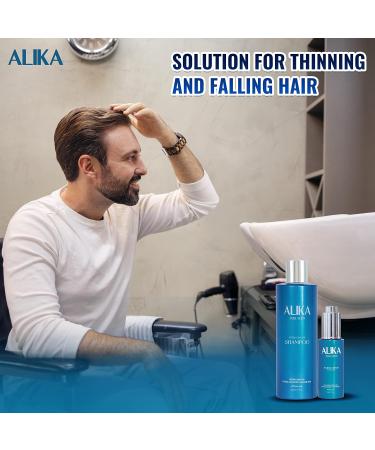 ALIKA Combo Shampoo & Serum Set for Men's Hair Growth | Boost Hair Loss Treatment | Suitable for All Scalp Types - Buy Online on GoSupps.com