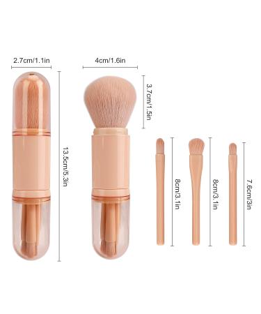 4-in-1 Multifunctional Makeup Brush Set | Premium Cosmetics Brushes for Flawless Application - Ship Worldwide - Buy Online on GoSupps.com