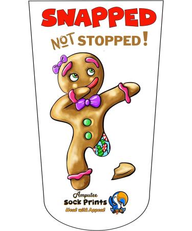 Heal with Appeal Gingerbread Woman Amputee Stump Sock - Snap Closure, 3Ply - Buy Online on GoSupps.com