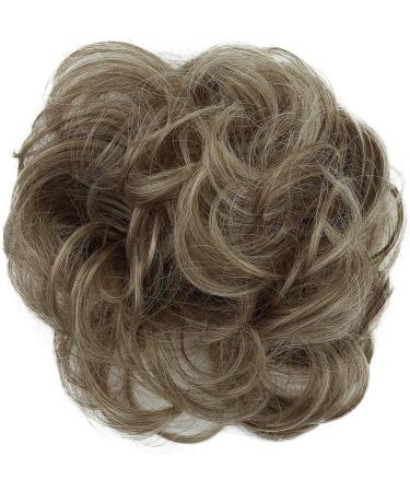 CAISHA Messy Scrunchie Bun Voluminous Wavy Hairpiece Brown Blonde #12/88 G22A - Buy Online on GoSupps.com