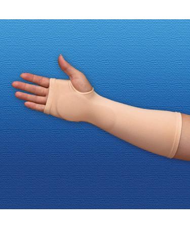 Silipos 14125 Carpel Gel Sleeve - Right Small Hypoallergenic Compression Tube with Medical Grade Mineral Oil Gel. Arm & Ankle Supports