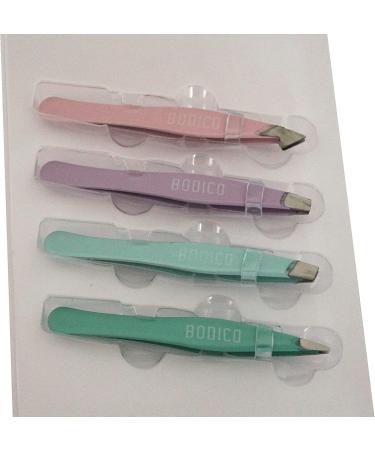 4-pcs mini tweezers/ideal to take with you in your bag or cosmetic case/Different tips offer different functions - Buy Online on GoSupps.com
