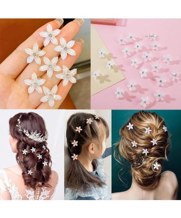 Paifeancodill Baby Girl Mini Hair Claw Clips 20 Pcs Small Flower Hair Clips Mini Claw Clips Sweet Artificial Bangs Clips Decorative Hair Accessories for Women Girls Flower Hair Bangs Pin (flower) - Buy Online on GoSupps.com