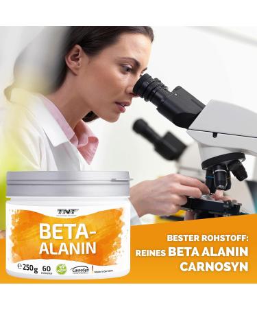 TNT Beta Alanine Powder (250g) - Pure CarnoSyn 100% Vegan High Quality & Lab Tested | International Shipping - Buy Online on GoSupps.com