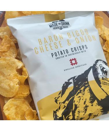 Ultimate Snacks Gift Set - Biltong, Chorizo Thins, Baron Bigod Cheese & Onion, Gentleman's Relish, Malt Vinegar & Sea Salt, Dorset Sea Salt, English Truffle Crisps | 7 Flavours - Buy Online on GoSupps.com