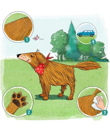 Gl ckstier Dog Care Wipes - Perfect Coat Care on the Go (60 pcs) | Wet Dog Wipes for Easy Cleaning - Buy Online on GoSupps.com