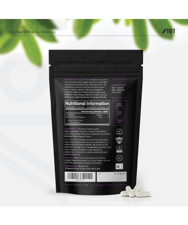 L-Theanine 400mg with BioPerine | Highly Bioavailable | Non GMO, Gluten Free, Halal | 120 Vegan Capsules - Buy Online on GoSupps.com
