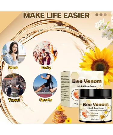 KEBEGE 2 PCS Bee Venom Arthritis Cream Bee Venom Advanced Joint Cream Bee Venom Joint Relief Cream Suitable for Back Neck Hands Foot Joints Etc - Buy Online on GoSupps.com