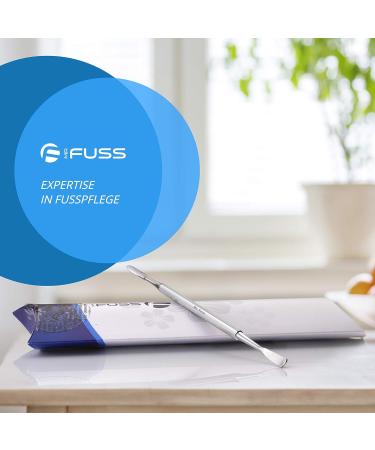 Mr. Fuss Cuticle Pusher Stainless Steel 2-Sided Modelling Tip Spatula - Buy Online on GoSupps.com
