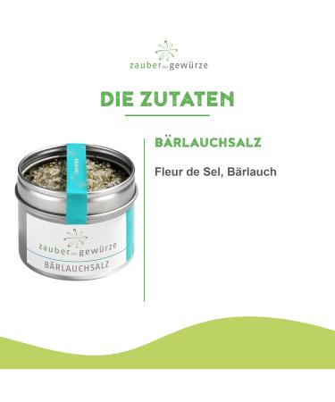 Premium Wild Garlic Salt - Enhance Meat Veggies Pasta & Dips | 65g Can - International Shipping Available - Buy Online on GoSupps.com
