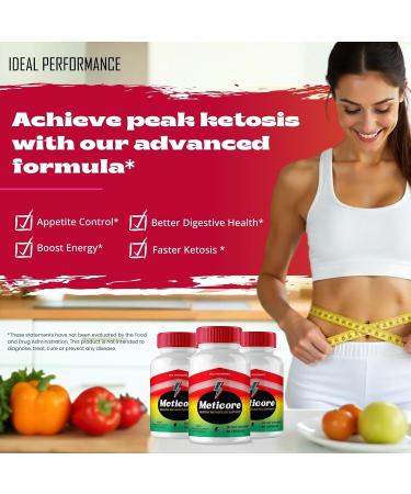 Meticore Keto Capsules Meticore Advanced Formula Supplement Pills - Maximum Strength Meti Core Health and Wellness Capsules All Natural Keto Pills Meti Core Keto Reviews (5 Pack) - Buy Online on GoSupps.com