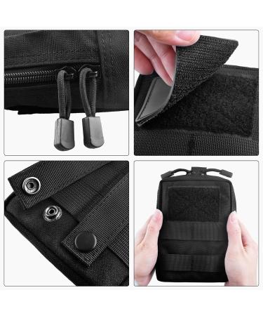 TRIWONDER Tactical Waist Bag - Waterproof Molle Pouch for Camping Hiking and Hunting - Black - Buy Online on GoSupps.com