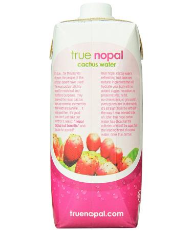 True Nopal Cactus Water 16.90 Fl. Oz - Pack of 12 | Refreshing Hydration - Buy Online on GoSupps.com