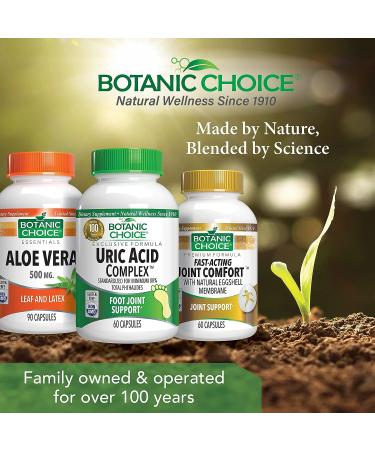 Botanic Choice Uric Acid Complex Foot Joint Support Supplement - 60 Capsules - Buy Online on GoSupps.com