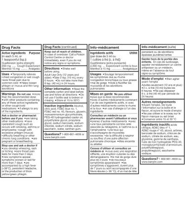 BENYLIN Extra Strength Mucus & Phlegm Syrup Daytime Relieves Mucus & Phlegm Chest Congestion and Sore Throat Pain 100mL Mucus & Phlegm Relief 100 ml (Pack of 1) - Buy Online on GoSupps.com