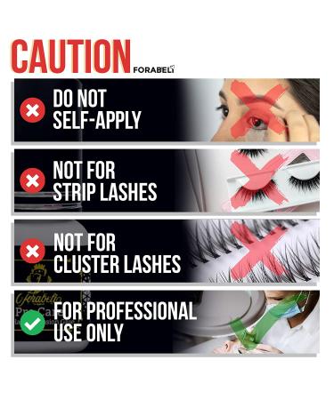 Pro Care Strong Eyelash Extension Glue 5ml - 1-2 Sec Drying Time - 8 Weeks Retention - Forabeli Black Lash Adhesive - Professional Use - Buy Online on GoSupps.com
