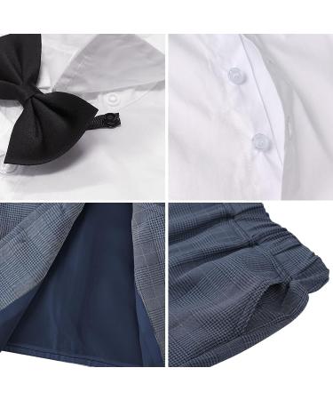 Mint Green Baby Boys Gentleman Suit Set | Shirt, Bowtie, Waistcoat & Shorts | Navy Blue | Size 2-3 Years - Buy Online on GoSupps.com