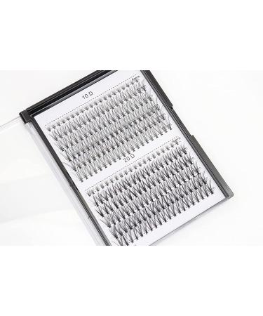 Bodermincer 240pcs C Curl 10D/20D Cluster Eyelashes Mixed - Professional Makeup Individual C - Variety of Lengths and Thickness Available - Buy Online on GoSupps.com