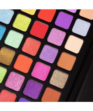 Rechoo 40 Color Eye Makeup Palette - Matte & Shimmer Shades for Bright & Bold Looks - Buy Online on GoSupps.com