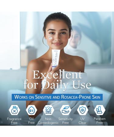 Clear Choice Sunscreen for Face SPF 45 Oil Free Sunblock & Light Moisturizer with Zinc Oxide Reef-Safe Broad Spectrum Water-Resistant No White Cast Light Moisturizer 4oz - Buy Online on GoSupps.com