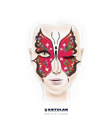 Kryolan Pintura Water Color 25ml - Washable Blue Vegan Perfume & Paraben-Free - Ideal for Kids Parties Carnival & Halloween - Buy Online on GoSupps.com