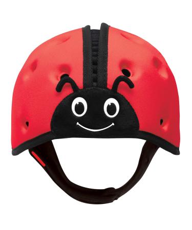 SHB001 Baby helmet ladybug head protection for babies red