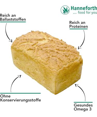 Glutenfree baking mix country bread 3 x 400g Hanneforth - Buy Online on GoSupps.com