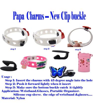 Pabucle Clip Buckle Charms Lot - Random PVC Charms for Clog Shoes Decoration (25-200PCS) - Buy Online on GoSupps.com