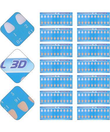 50Pcs Healeved Veneers Teeth Shade Guide - Dental Tool for Whitening & Bleaching - Color Chart for Dentist - Oral Care Supplies - Buy Online on GoSupps.com