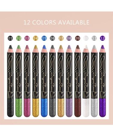 Shimmer Eyeshadow Stick | Glitter Eyeshadow Stick Set - Waterproof Eyeshadow Kit Long-Lasting Cream Eye Shadow Stick Makeup for Women Girls Gifts Uwariloy - Buy Online on GoSupps.com