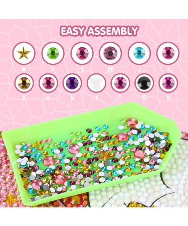 TOY Life Unicorn Diamond Painting Kit for Kids with Wooden Frame | Gem Art & Crafts for Ages 6-12 | Girls Unicorn Look-Back Design - Buy Online on GoSupps.com