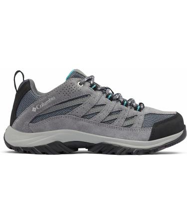 Columbia Women's Crestwood Hiking Shoe 7.5 Graphite/Pacific Rim - Lightweight & Durable - Buy Online on GoSupps.com