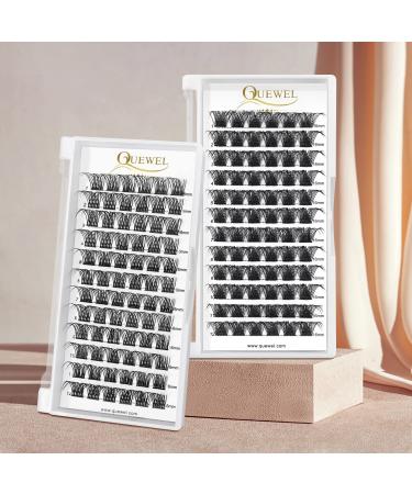 Buy Naturally D Curl 14mm Eyelash Clusters - Individual Segments for DIY Extensions | Single Quewel Lashes - Buy Online on GoSupps.com