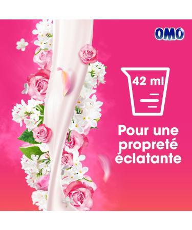 Omo Liquid Laundry Detergent Pink Lilac White 2.646L - 63 Washes - Buy Online on GoSupps.com