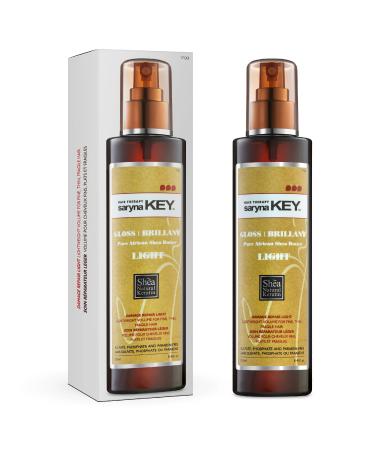 Damage Repair LIGHT Spray Gloss Brillant - For Fine  Thin & Fragile Hair Lightweight Volume with Pure African Shea Butter 250ml I 8.45fl.oz'