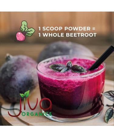 Jiva Organics Organic Beet Root Powder 4.5 Pounds - 10% Extra Cold Pressed Non-GMO Gluten Free Water Soluble Great for Smoothies Highly Concentrated Raw Beet Supplement Nitric Oxide Supplement - Buy Online on GoSupps.com