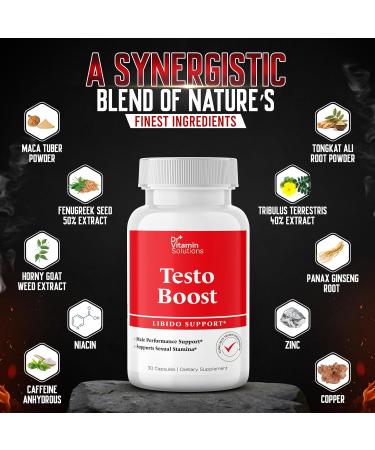 DR VITAMIN SOLUTIONS Thermogenic Fat Burner Brazilian Lean 60 Capsules and Dr. Vitamin Testo Boost Supplement for Men 30 Capsules - Buy Online on GoSupps.com
