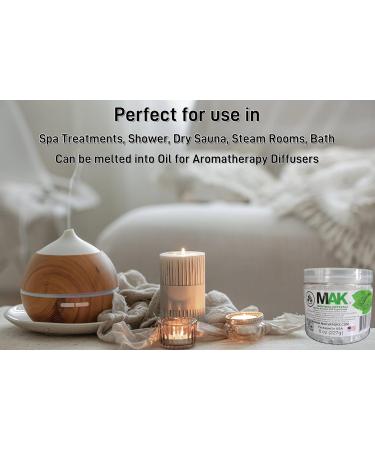 MAK Menthol Crystals 8 oz - Pure Organic & Natural Mint Crystals for Ultimate Freshness | International Shipping Available - Buy Online on GoSupps.com
