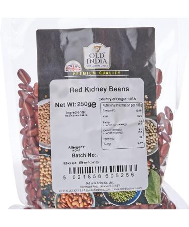 Old India Red Kidney Beans 250g - Premium Quality Legumes for Delicious Recipes - Buy Online on GoSupps.com