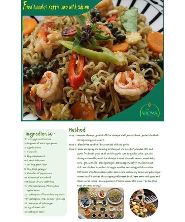 Thai Chef Aroma Dried Kaffir Lime Leaves 30g - Premium Gourmet Ingredient for Thai & Asian Cuisine - Strong Aroma - 0.5 Ounces - Buy Online on GoSupps.com