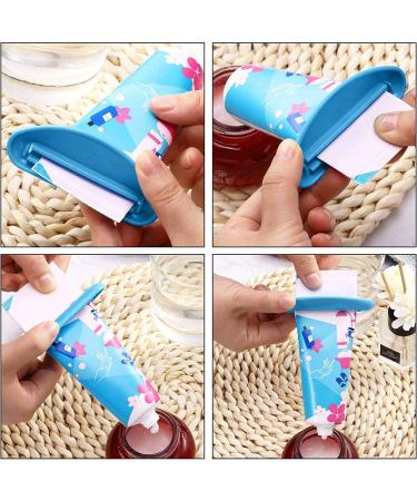 Kiniza 8 Pcs Toothpaste Tube Squeezer Dispenser | Tube Squeezer Holder for Toothpaste & More | Random Colors - Buy Online on GoSupps.com