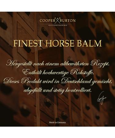 Horse Balm Cooling Ointment - Herbal Massage Balm with Natural Extracts & Essential Oils | High Quality 500ml by Cooper & Burton - Effective Cooling Relief for Horses - Buy Online on GoSupps.com