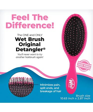 Buy Wet Brush Original Detangler - Pink | Effortless Hair Tangle Removal - Buy Online on GoSupps.com