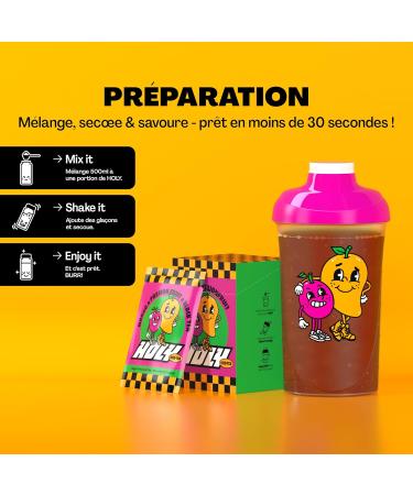 HOLY Iced Tea Lot de 10 bo tes de d gustation Mango x Fruit de la passion avec go t mangue x fruit de la passion | 10 portions d'antioxydants et de superaliments | Th glac sans sucre | Mango x Passionfruit - Buy Online on GoSupps.com