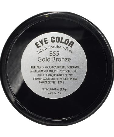 Pure Ziva Gold Bronze Shimmer Metallic Copper Vegan Eyeshadow (Talc & Paraben Free) - Buy Online on GoSupps.com